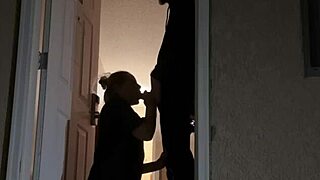 Trying to Get Caught Having Sex in Hotel Doorway Right Now!