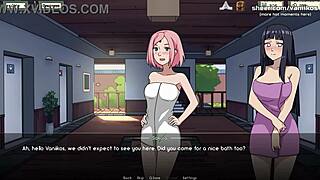 Sakura Hinata Give Blowjob to Big Cock!