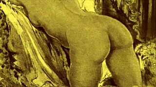 Vintage Erotic Illustrations with Retro Charm and Classic Anime Style