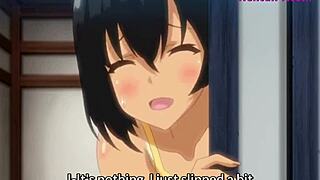Beautiful anime sex with a hot babe who gives great blow jobs and hand jobs