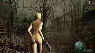 resident evil 4 ashley nude gameplay is wild, man!
