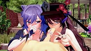 Genshin Liyue 璃月 Hentai MMD Action