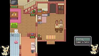 Hentai game countryside life, blowjobs in bathroom, shower fun! 🛁💦