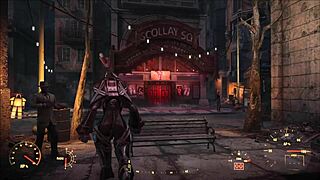 辐射4游戏里黑发妹探索动力装甲卡通性爱