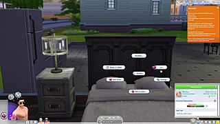 Gay lover licks and kisses passionately.