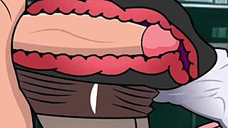 3D animated wife gets internal ejaculation in creampies