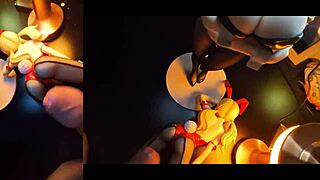 Lucy Bunny Gets Cum On Figures In This Patreon Anime!