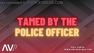 yo, listen to this police officer's chastity cage training in gay audio story.