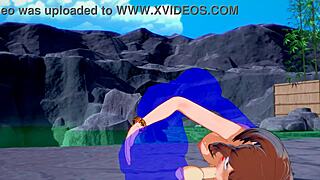 Uraraka's Armpitjob and Blowjob in My Hero Academia Hentai!