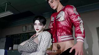 Beautiful wife cheats in this 3d cartoon anime hentai.