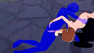 Uraraka's Armpitjob and Blowjob in My Hero Academia Hentai!