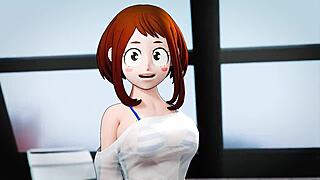 ochaco uraraka's hero recruitment drive in group hentai