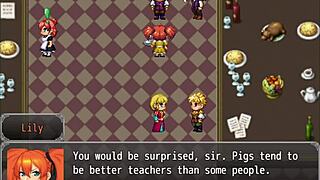 Henteria Chronicles 3 gameplay, part 11. Pixel art with no animations.