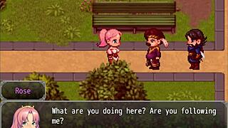 Henteria Chronicles 3 gameplay, part 11. Pixel art with no animations.