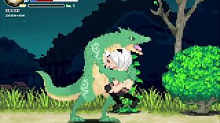 The adventures of 2B in the ryona series part one.