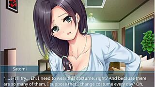 oppaicafe ep 1 - wet t-shirt contest with my stepmom’s huge rack.