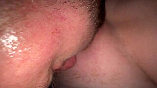 Guy Licks Shaved Pussy, Makes Girlfriend Cum Twice