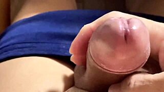 Playing with dick in cfnm, striptease and clothes ripped leading to 10 consecutive ejaculations