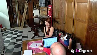 害羞红发18岁妹试镜狂撩骚 哇超辣！