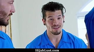 Pervs Nail Hot Hijab Teen in Wild Session