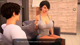 milfy teacher sucks my dick, swallows every drop, wow!