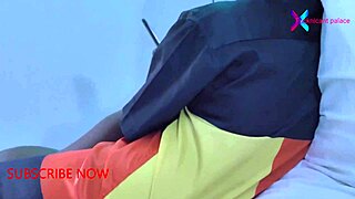 Feeling the intense pleasure of big black cock