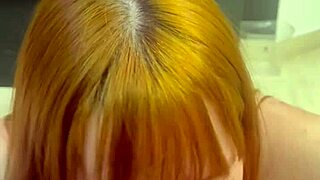 Redhead ruiva gets a birthday cock gift in tight pussy. I'm overwhelmed!