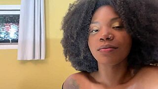 Ever tried Latina Kiara's footjob with big black cock teasing?