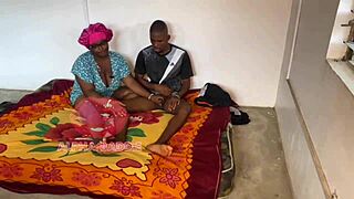 Sex Starved Mummy Seduces Missionary Step Son to Pound Her Pussy Hard and Deep