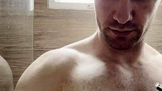 I Trim My Sweaty Hairy Armpits Chest and Arms After Gym for Photoshoot