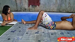 Yo, Pool Party Turns into Wild Interracial Domination with a Tight Black Babe!