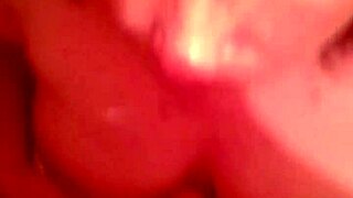 Steamy bathtub blowjob ends with cum on boobs