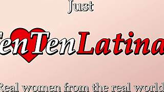 cute petite latina teen's first blowjob