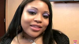 Interviewing Busty Ebony BBW Mika Lee Ends in Passionate Banging Session and Cumshot