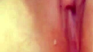 pierced beauty touches herself to climax