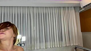 latina teen blonde with long hair and sexy tits starts her modeling career.