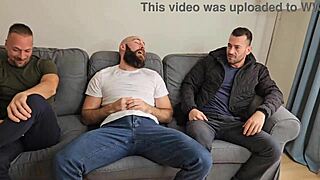 Skinny MILF gets messy double penetration and facial finish