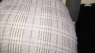 Fat Ass Shakes Sexy in Fishnets