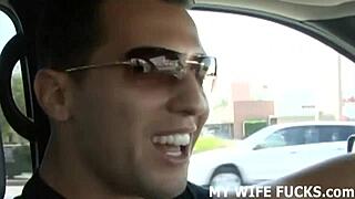 watch wife banged by stranger's monster cock.