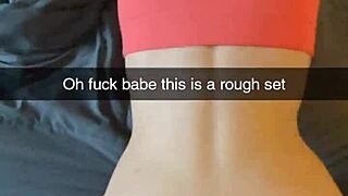 Cheating yoga milf cucked and creampied by fitness instructor on snapchat