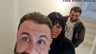 Casal Mattos' Wild Backstage Quickie Without Condom Before Break