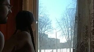 helga bosk doin' risky window sex... people walkin' by, oh man!