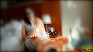 does the mistress make her sub worship her feet in femdom humiliation?