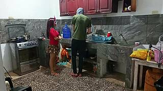 perverted neighbor caught showing off huge ass in wild homemade roleplay!