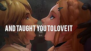 Link femboy rides massive BBC hard