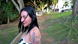 stranger convinces busty latina for hardcore porn video - part 1