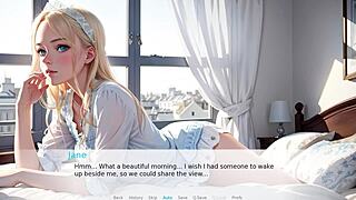 Blonde Plays Dirty Fantasy with Pussy Fucking