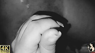 cuckold husband lets his latina wife in lingerie get her big ass and pussy fucked by lover with anal buttplug.