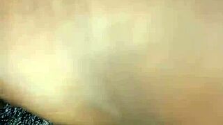 Small Tit Ebony Amateur Masturbates Pussy Solo in Homemade Clip