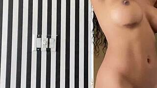 Stunning Latina Strips Bare for Intense Action